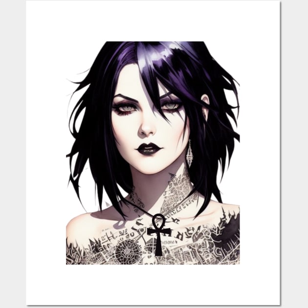 Inked Death - Sandman Death Wall Art by ForbiddenGeek